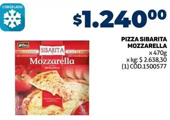 Makro PIZZA SIBARITA MOZZARELLA X 470G oferta