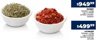Makro AJÍ MOLIDO Variedad x 250g oferta