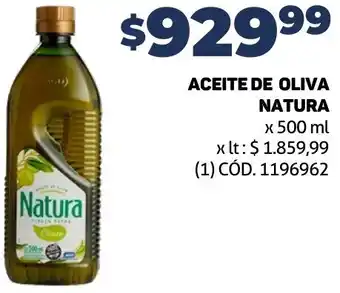 Makro ACEITE DE OLIVA NATURA x 500 ml oferta