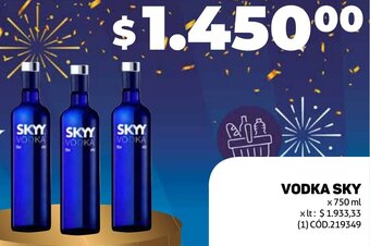 Makro VODKA SKY x 750 ml oferta