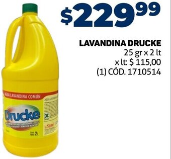 Makro LAVANDINA DRUCKE 25 gr x 2 lt oferta