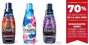 Makro EN SUAVIZANTES DOWNY Variedad • x 500 ml oferta