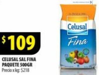 Punto Mayorista CELUSAL SAL FINA PAQUETE 500GR oferta