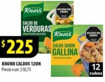 Punto Mayorista KNORR CALDOS 12UN oferta