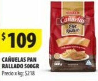 Punto Mayorista CAÑUELAS PAN RALLADO 500GR oferta