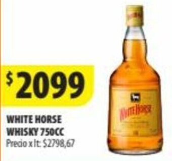 WHITE HORSE WHISKY 750CC
