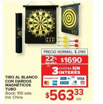 Carrefour Tiro Al Blanco Con Dardos Magnéticos Tubo oferta