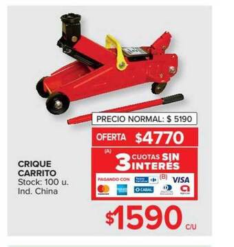 Carrefour Crique Carrito oferta