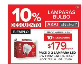 Carrefour Pack X 2 Lámpara Led 6 W Fria Cálida oferta