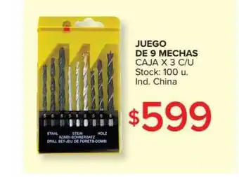 Carrefour Juego De 9 Mechas Caja x 3 c/u oferta