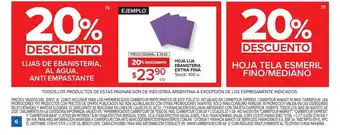 Carrefour Hoja Lija Ebanisteria Extra Fina oferta