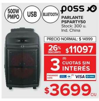 Carrefour Parlante Psparty50 Poss oferta