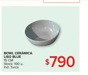 Carrefour Bowl Cerámica Liso Blue 15 Cm oferta