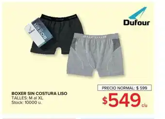 Carrefour Boxer Sin Costura Liso Dufour oferta