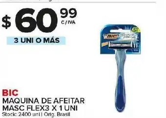 Carrefour Maxi Bic Maquina De Afeitar Masc Flex3 oferta