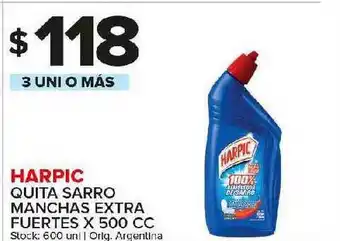 Carrefour Maxi Harpic Quita Sarro Manchas Extra Fuertes x500cc oferta
