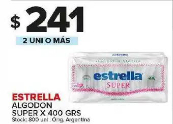 Carrefour Maxi Estrella Algodon Super x400grs oferta