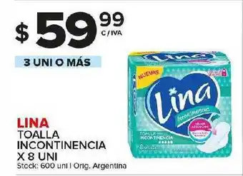 Carrefour Maxi Lina Toalla Incontinencia x8uni oferta