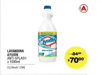 Atomo Conviene Ayudín Lavandina Anti-splash x1000ml oferta