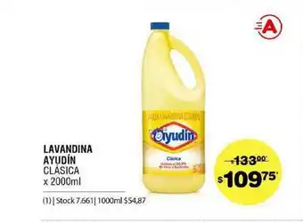 Atomo Conviene Ayudín Lavandina Clásica x2000ml oferta
