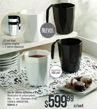 Tsu Cosméticos Set De Jarros Apilables oferta