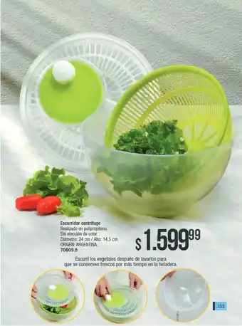 Tsu Cosméticos Escurridor Centrifugo oferta