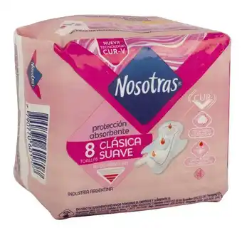 Ferniplast Toallas femeninas nosotras clásica curva v 8 un oferta