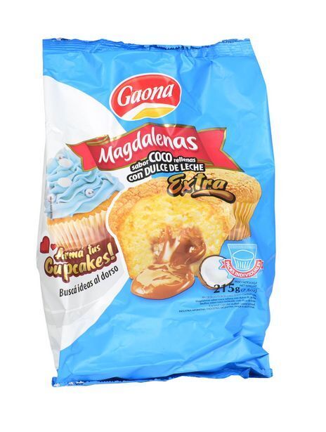 Ferniplast Madalenas gaona coco rellenas d. de leche 200g oferta