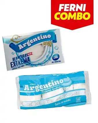 Ferniplast Combo jabón pan máxima blancura 150g + jabones de tocador 80g 3un argentino oferta