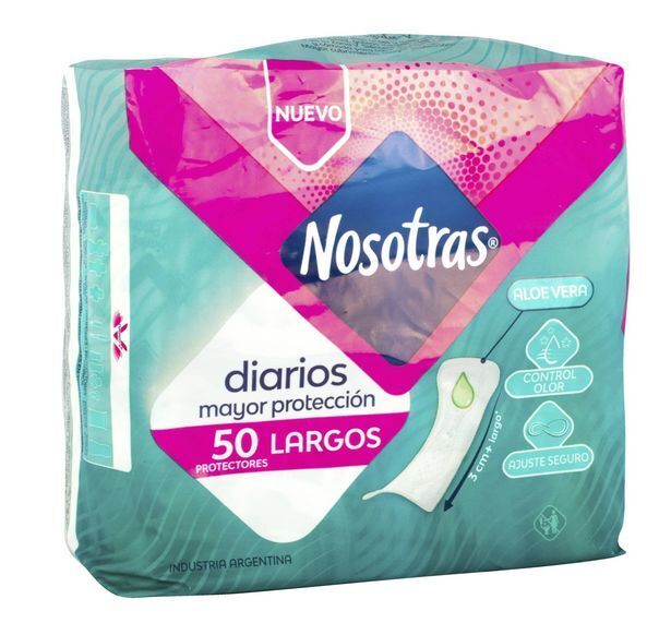 Ferniplast Protectores diarios nosotras largos c/aloe 50 un oferta