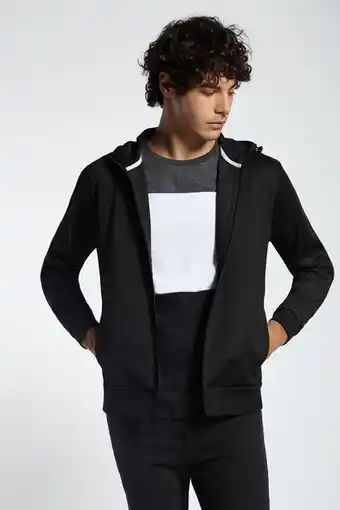 Macowens Campera deportiva clásica negra oferta