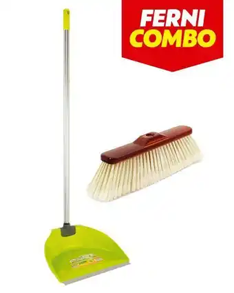 Ferniplast Combo pala de pie + escobillón clásico virulana oferta
