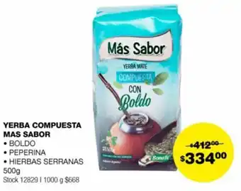 Atomo Conviene YERBA COMPUESTA MAS SABOR oferta