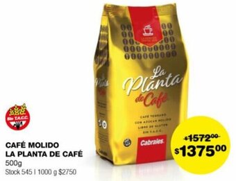 Atomo Conviene CAFÉ MOLIDO LA PLANTA DE CAFÉ 500g oferta