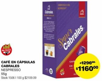 Atomo Conviene CAFÉ EN CÁPSULAS CABRALES 55g oferta