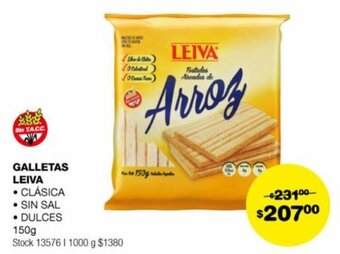Atomo Conviene GALLETAS LEIVA 150g oferta