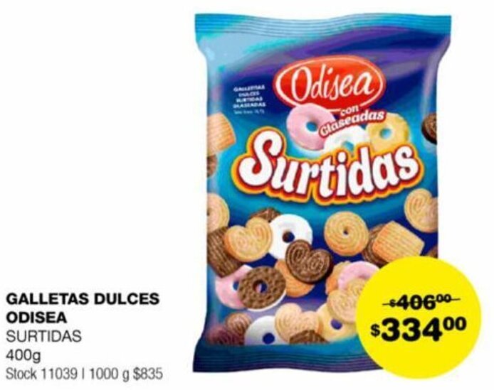 Atomo Conviene GALLETAS DULCES ODISEA SURTIDAS 400g oferta