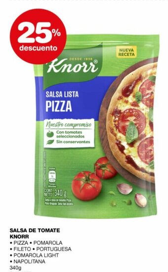 Atomo Conviene SALSA DE TOMATE KNORR 340g oferta