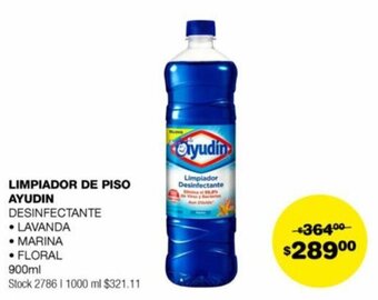 Atomo Conviene LIMPIADOR DE PISO AYUDIN 900ml oferta