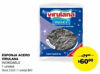 Atomo Conviene ESPONJA ACERO VIRULANA 1 unidad oferta