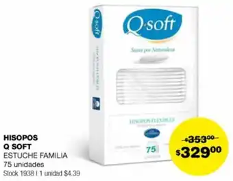 Atomo Conviene HISOPOS Q SOFT ESTUCHE FAMILIA 75 unidades oferta