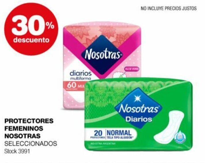Atomo Conviene PROTECTORES FEMENINOS NOSOTRAS SELECCIONADOS oferta