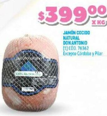 Makro Jamón Cocido Natural Don Antonio oferta
