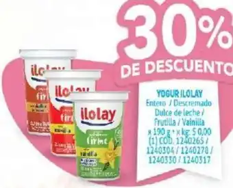 Makro Yogur Ilolay x 190g oferta