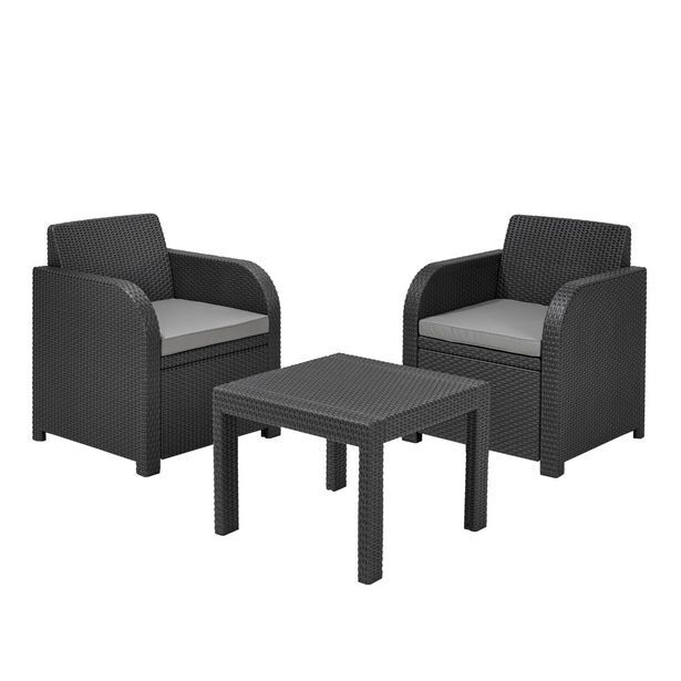 Prestigio Home
                juego de jardín atlanta - mesa baja + 2 sillones oferta