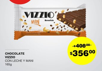 Atomo Conviene CHOCOLATE VIZZIO CON LECHE Y MANI 165g oferta