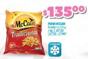 Makro Mccain Papas 720g oferta