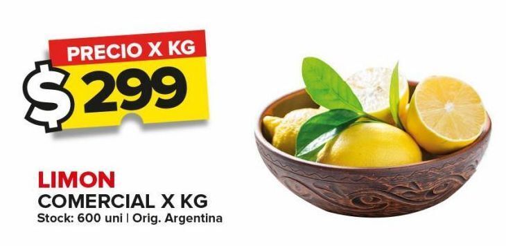 Carrefour Maxi Limón comercial x kg oferta