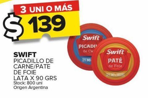 Carrefour Maxi Picadito de carne / pate de foie 90g swift oferta