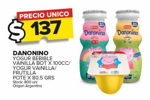 Carrefour Maxi Yogur danonino 80.5g oferta